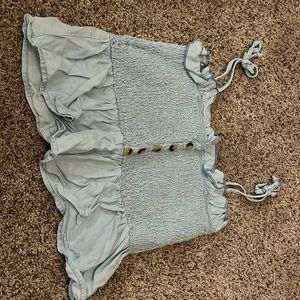 Cute light blue tank